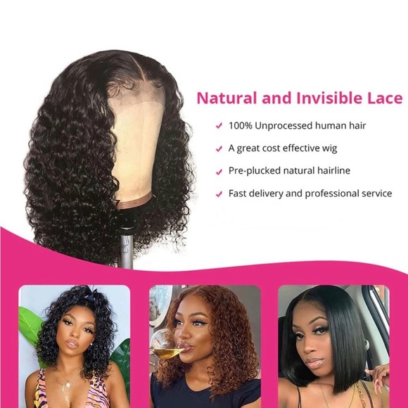 *SOLD* 14in Water Wave Lace Front Wig - Picture 8 of 8